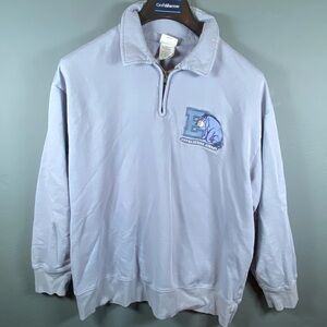 Vintage Disney Store Eeyore-Dinary Quarter Zip Graphic Pullover Size XL